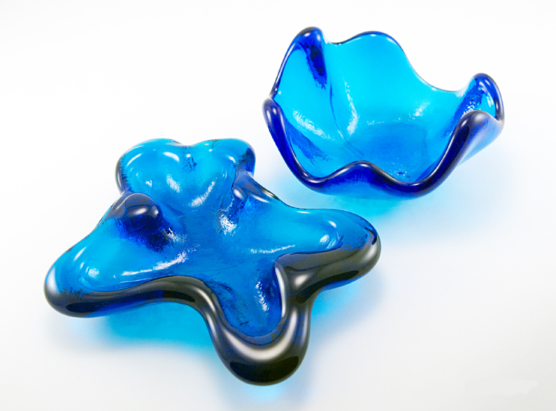 Hippie Generation Organic Form Art Glass by Blenko