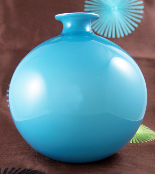 Holmegaard Carnaby Large Glass Ball Vase