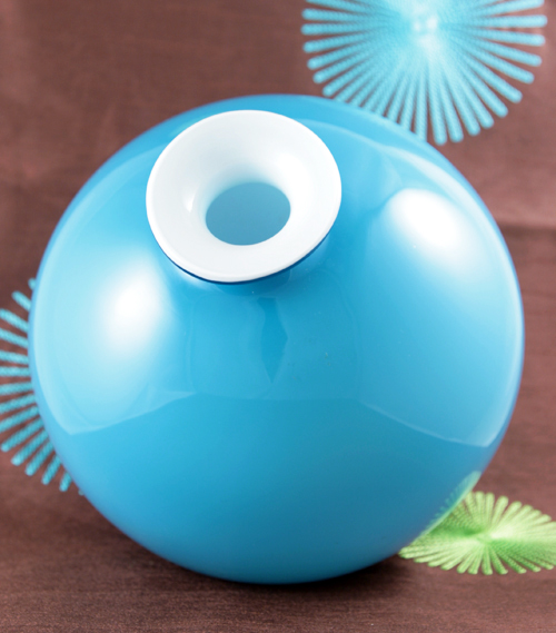 Holmegaard Carnaby Large Glass Ball Vase - Image 3