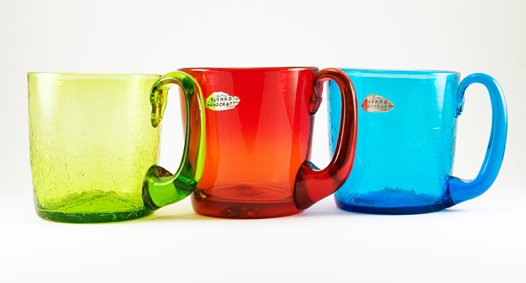 Big Vintage Art Glass Mug by Blenko - Image 2