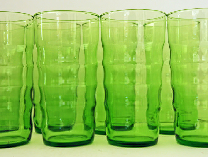 Hand Blown Bamboo Glass Tumbler
