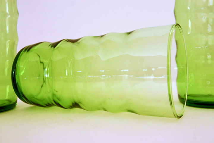 Hand Blown Bamboo Glass Tumbler - Image 3