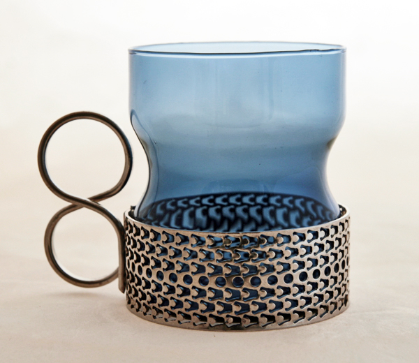 Glass Cup Set in Blueberry Iittala Tsaikka - Image 3