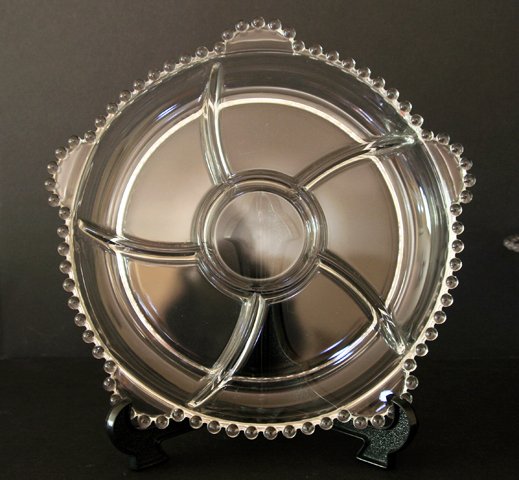Glass 6 Part Divided Server by Imperial Candlewick