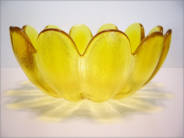 Indiana Glass Large Flower Bowl