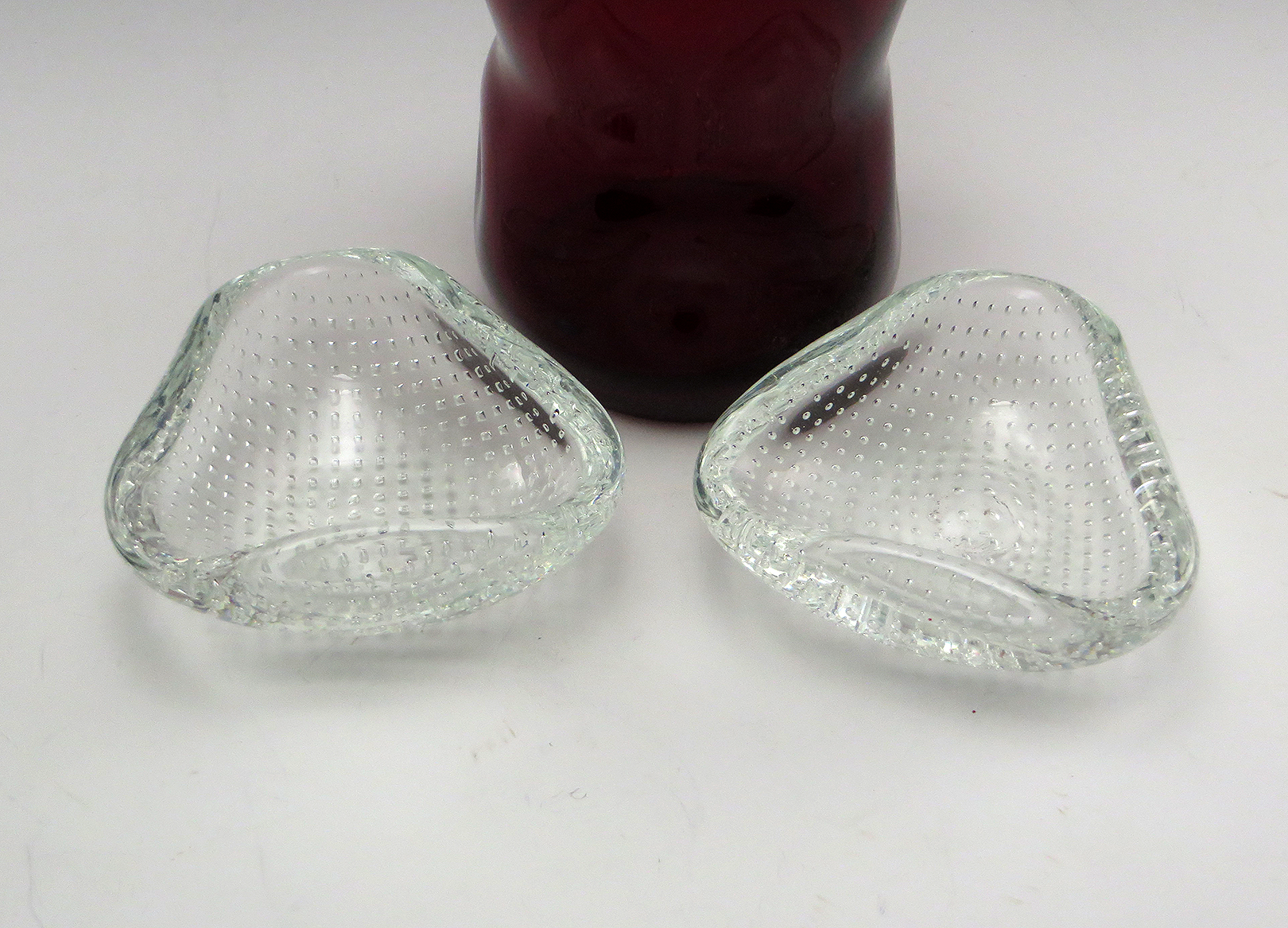 Italian Venini Art Glass Petite Bowls - Image 2