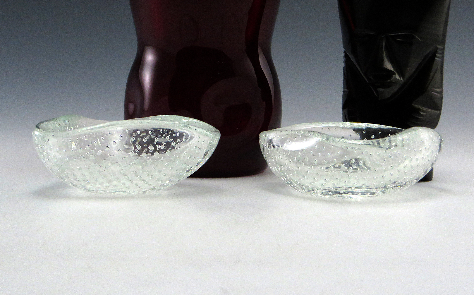 Italian Venini Art Glass Petite Bowls - Image 3