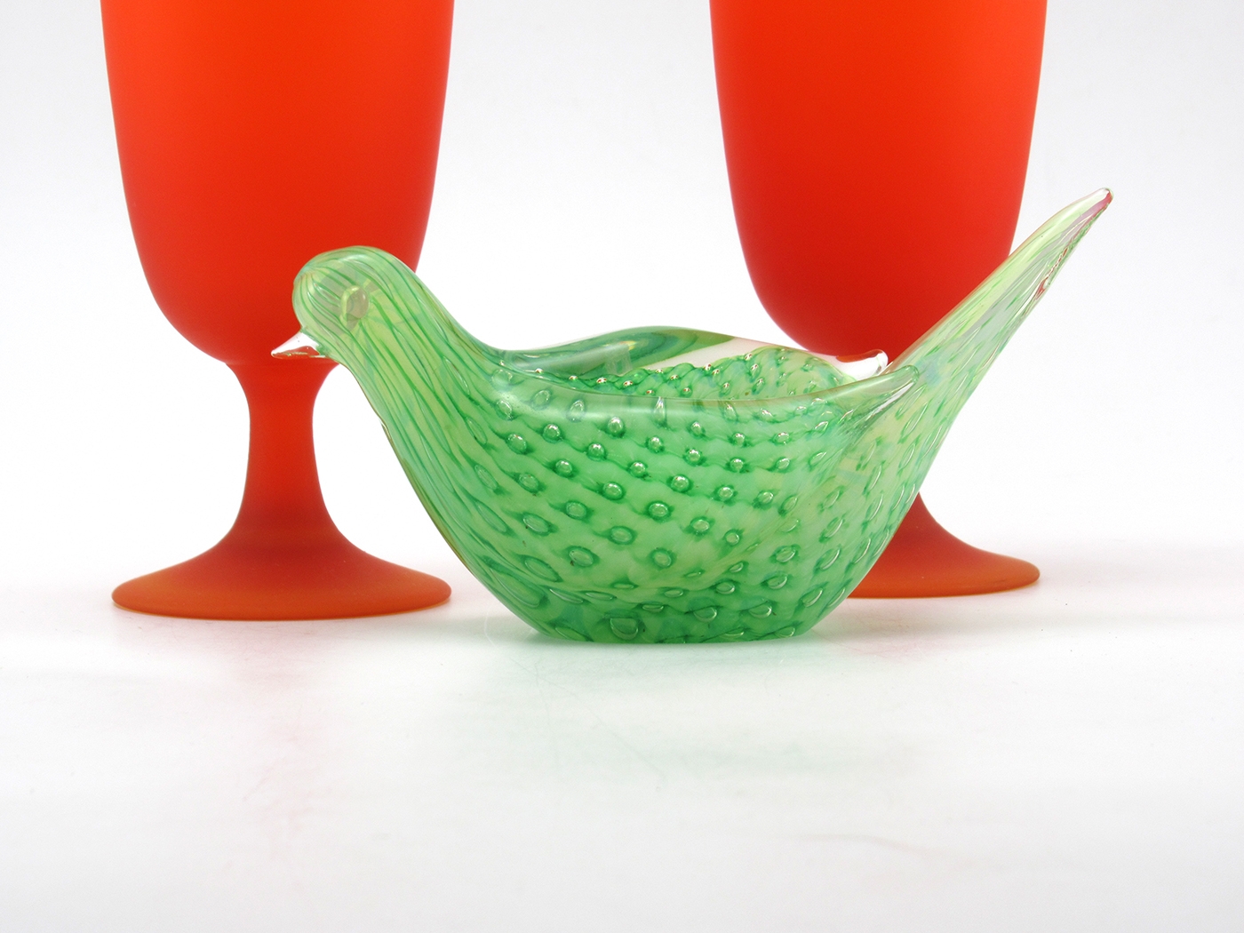 Murano Glass Bullicante Bird Vintage Venetian Dove - Image 2