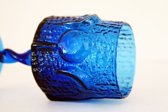 Italian Glass Antiqua Candle Holder Designed by Husted of Blenko - Image 2