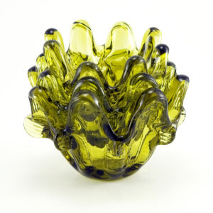 Italian Glass Handmade Stacking Bowls