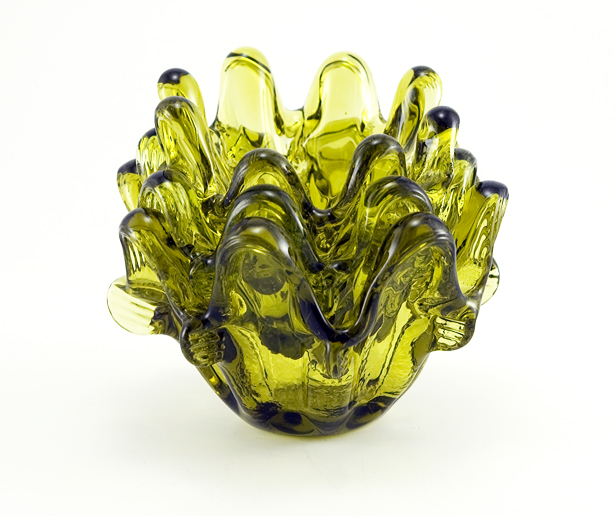 Italian Glass Handmade Stacking Bowls