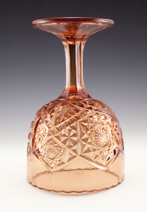 Kanawha Glass Dusty Rose Stemmed Goblet Vase 1960's - Image 2
