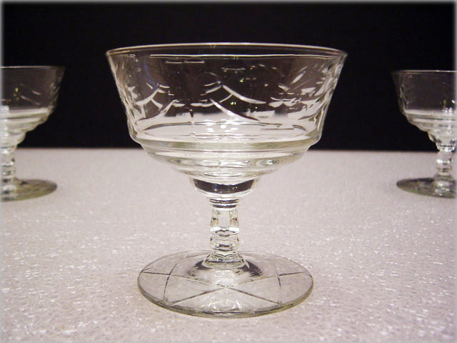 Rock Sharpe Crystal Etched Stemware Set by Libbey - Image 3