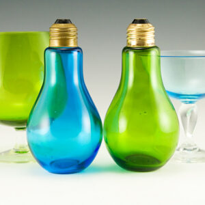 Hippy Era Light Bulb Shaker Bottles Made in 1969