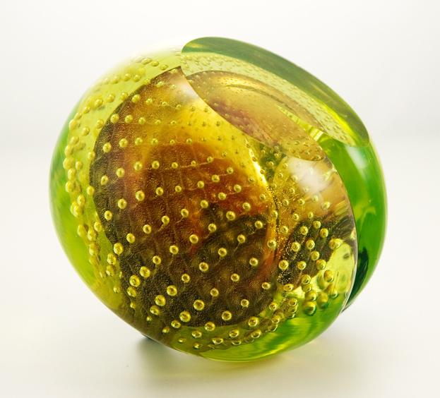 Magnificent Venetian Glass Peach Weighs 3 lbs - Image 5
