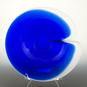 Mats Jonasson Blue Magic Clam Shell Bowl