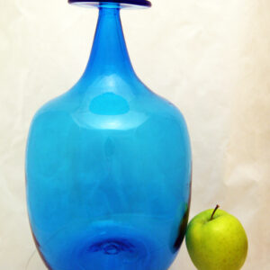 Mid-Century Decor Blenko Art Glass Huge Bottle Jug Vase