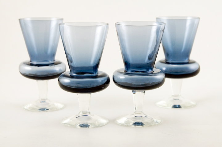 Mid-Century Modern Space Age Cocktail Glass Set