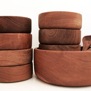 Mid-Century Modern Teak Table Service Set