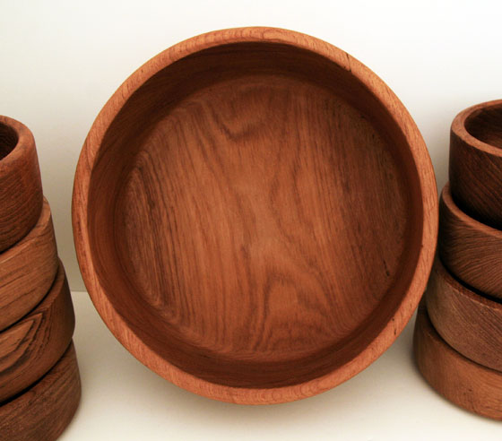 Mid-Century Modern Teak Table Service Set - Image 2