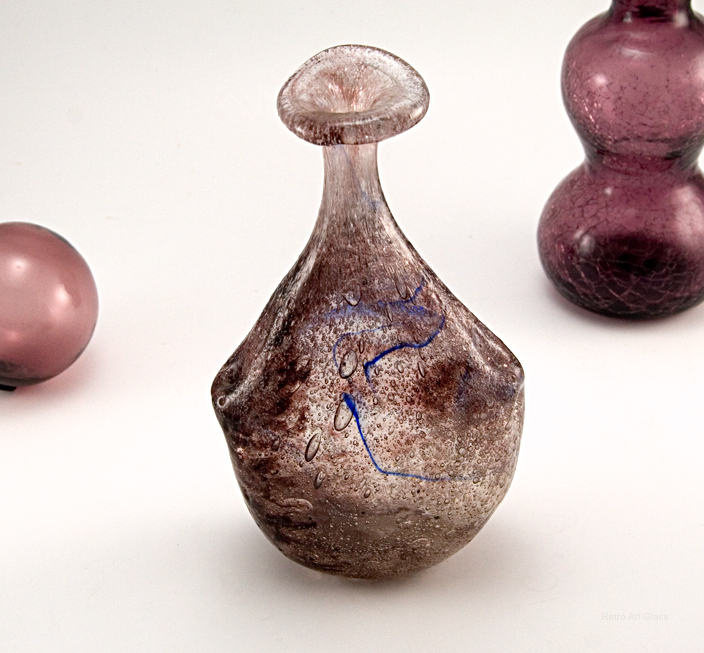 Efeso Art Glass Mid-Century Modern Vase - Image 3