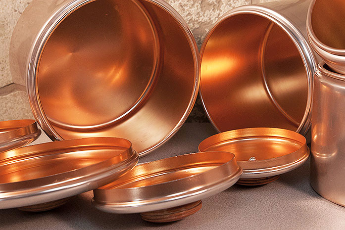Mirro Aluminum Canister Set in Wonderful Condition 1950 - Image 3