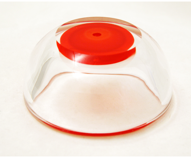 Modernist Art Illusion Glass Small Bowl - Image 2
