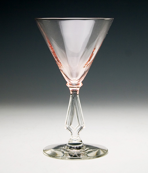 Art Deco Stemware Art Moderne Set of 4 by Morgantown
