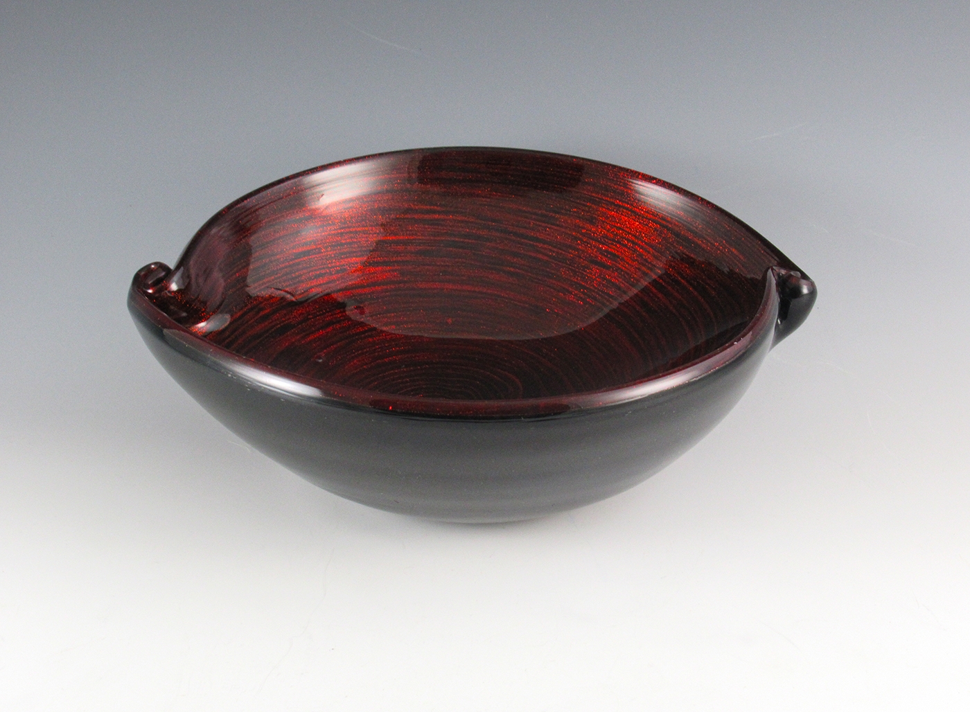 Murano Art Glass Fire Bowl Mid-Century Modern - Image 3
