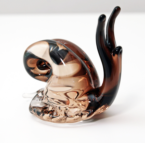 Snail Figurine by Nason Murano Art Glass