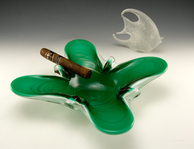 Fratelli Toso Murano Glass Vortex Butterfly Bowl - Image 5