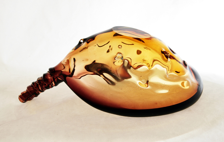Hand Formed Shell Bowl Murano Glass - Image 2