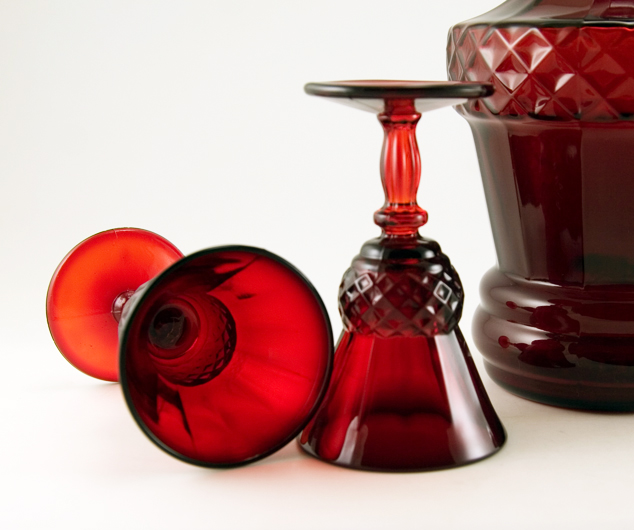 New Martinsville Art Deco Decanter Set - Image 3