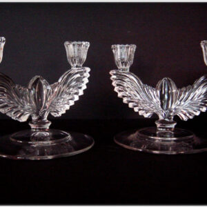 Winged Candelabra Set by New Martinsville
