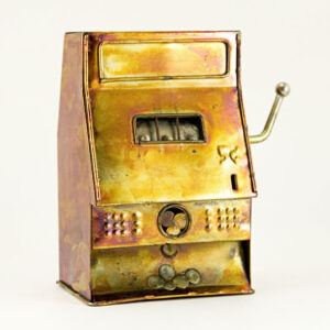 Vintage Music Box One Arm Bandit Luck Be A Lady