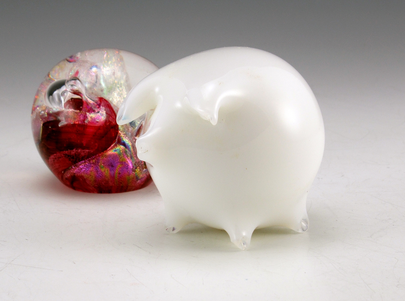 Pairpoint Glass Fat Pig with Maker's Label