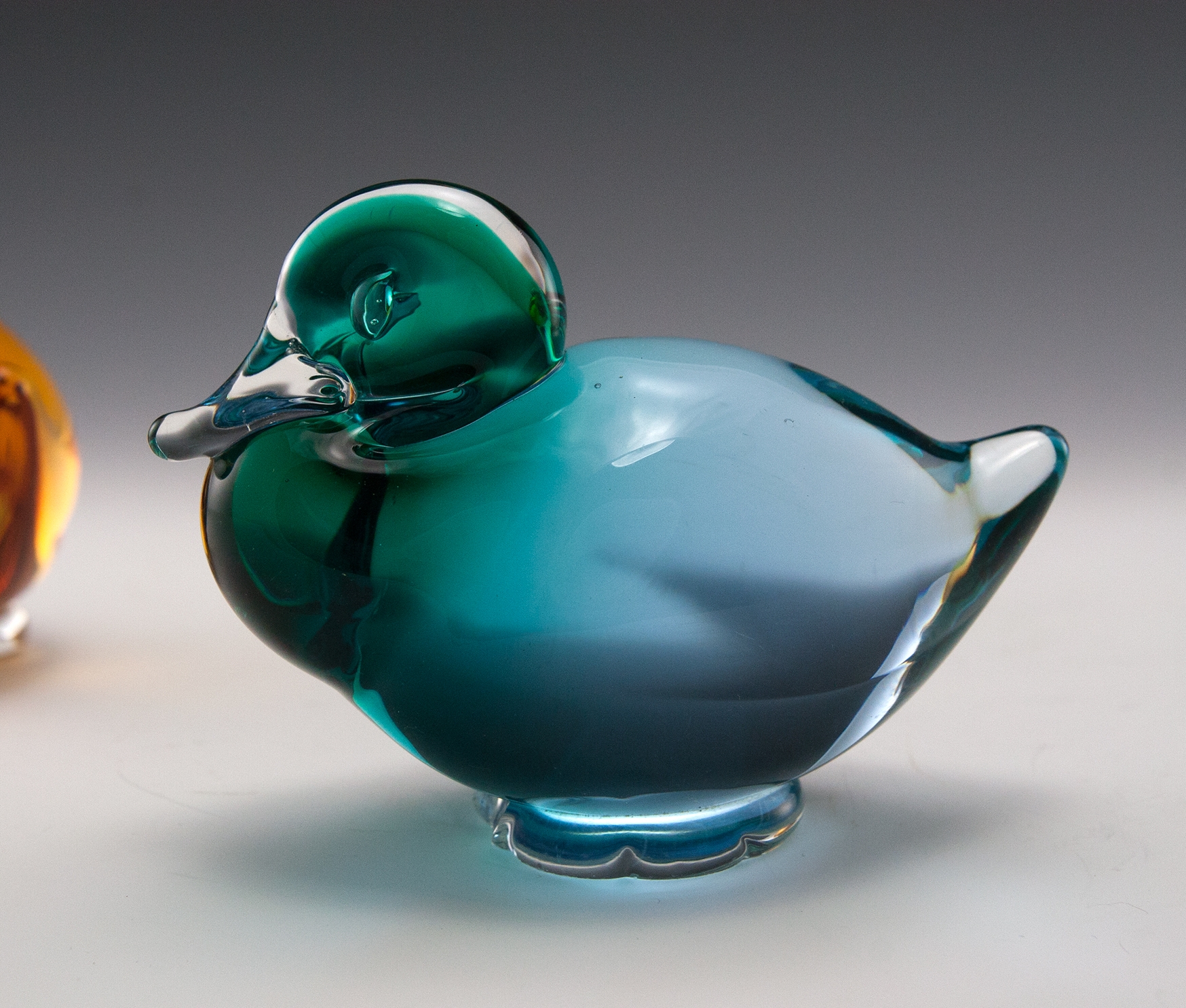 Pauly & C Glass Duck Set w/Label Vintage Italian - Image 4