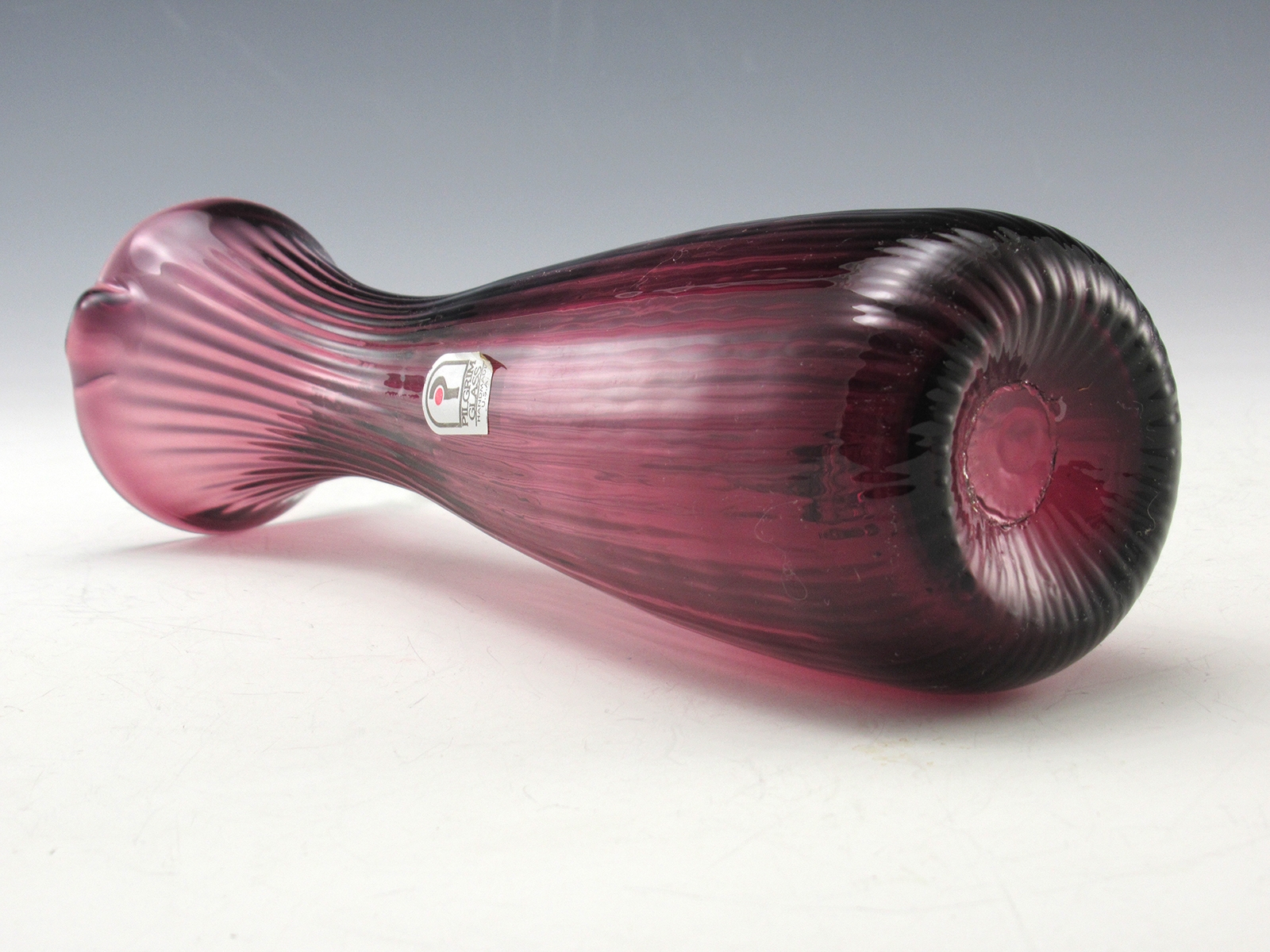 Vintage Amethyst Ewer Jug by Pilgrim Art Glass, USA - Image 3