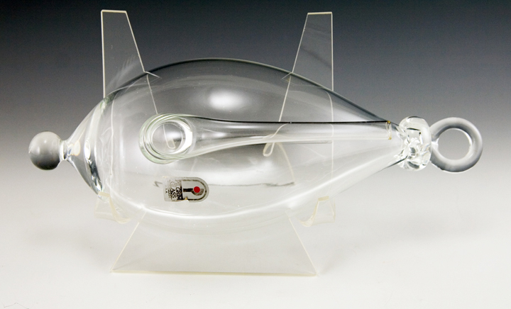 Pilgrim Blown Glass Barometer with Label