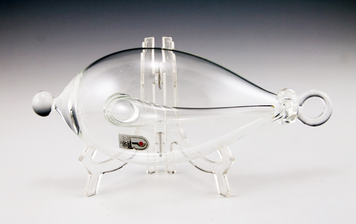 Pilgrim Blown Glass Barometer with Label - Image 2