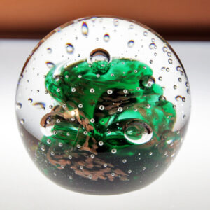 Pin Cushion Paperweight Signed with CSL