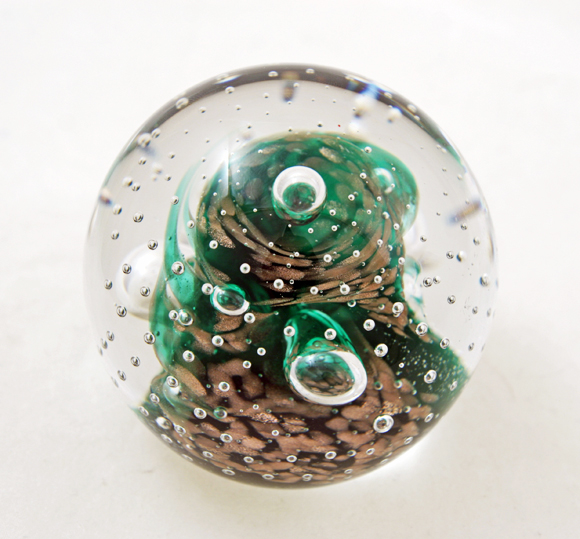 Pin Cushion Paperweight Signed with CSL - Image 2