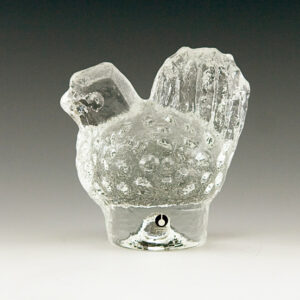 Crystal Table Charm Hen by Pukeberg