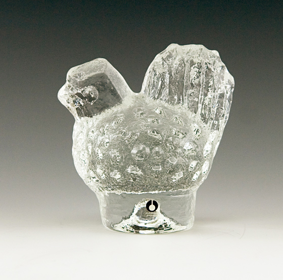 Crystal Table Charm Hen by Pukeberg