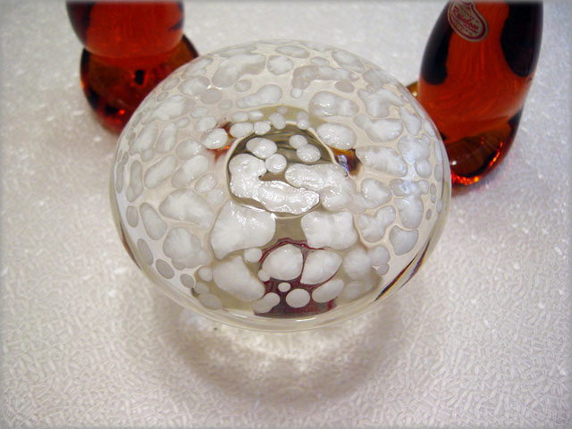 Rainbow Art Glass Mushroom - Image 3