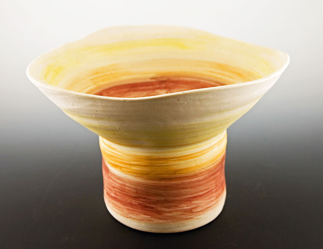 Rare Mission Style Haeger Spittoon Vase