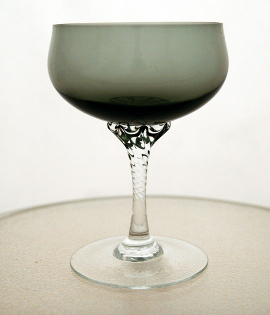 Vintage Crystal Cocktail Stemware Set of 8 - Image 4