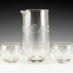 Retro Bar Glass Intimate Cocktail Set