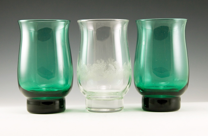 Retro Glass Vase Candle Holder Set - Image 3