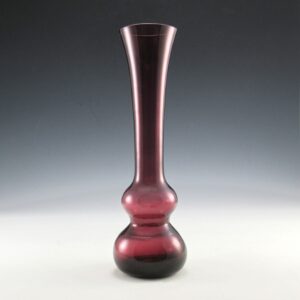 Retro Modern Bud Vase Tall Double Bubble Handmade
